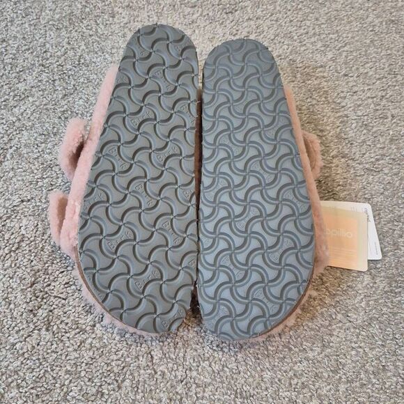 Birkenstock Papillio Arizona Shearling Teddy Faded Pink Size 6 Narrow - Picture 5 of 6